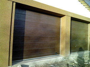 Гаражные ворота секционные &mdash; Zavod santekhnycheskykh zahotovok