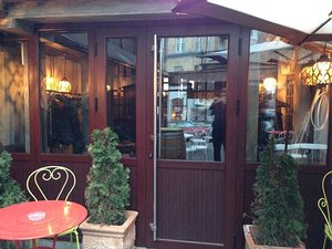 Входные алюминиевые двери (декорирование) &mdash; Al'fa-ATM