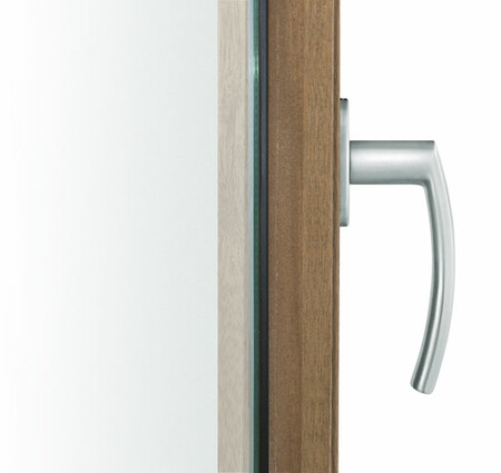 Віконні ручки з плоскою розеткою