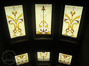 Витраж в окно &mdash; АЛКИОН