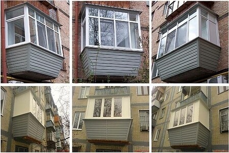 Примеры выполненых роботн балконов под ключ