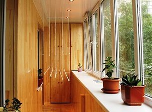 Внутренняя отделка лоджии под ключ &mdash; OKNA - SHOP