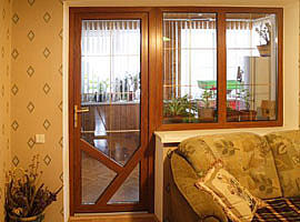 Окна металлопластиковые ламинированные &mdash; 