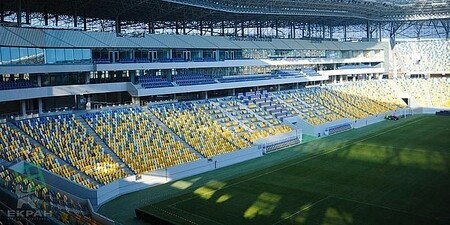 Объект компании ДП `Екран-ВК` - стадион Арена, г. Львов к Евро-2012