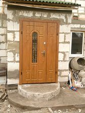 Бронедвери Vinarit + витраж + ковка &mdash; EVROKhATA