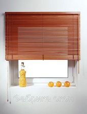 Деревянные горизонтальные жалюзи (дерево, бамбук) &mdash; Fabryka okon