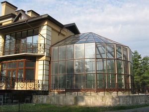 Остекление частного дома из алюминиевого профиля —  Остекление частного дома из алюминиевого профиля —