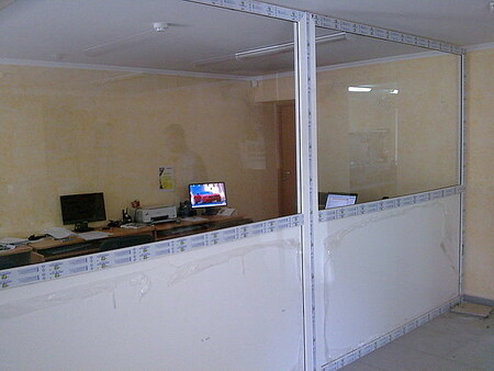 Офисные перегородки из металлопластика