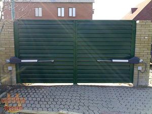 Распашные ворота &mdash; Master Levsha