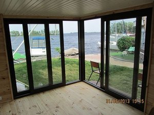 Алюминиевые раздвижные двери &mdash; 