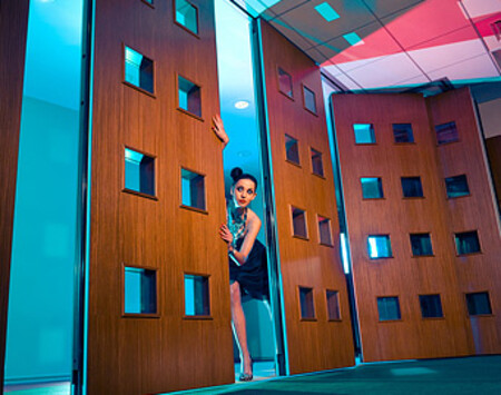 Система раздвижных стен NAYADA-Hufcor H100/H100K