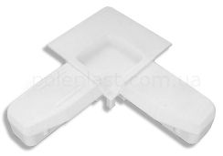 Уголок-соединитель 90* профиля 10Х20 «анвис»  (внутреннюю закатку) (Цвет: белый, коричневый). —  Уголок-соединитель 90* профиля 10Х20 «анвис»  (внутреннюю закатку) (Цвет: белый, коричневый). —