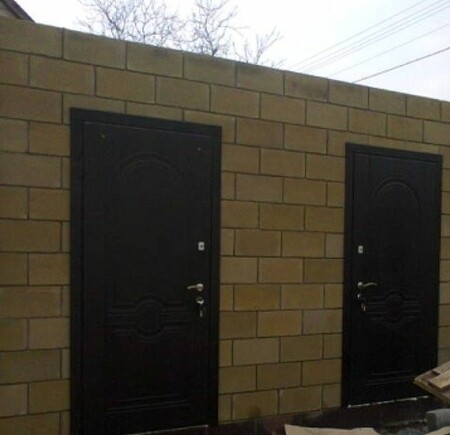 Двери в гараж в п.Александровка