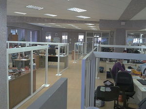 алюминиевая перегородка &mdash; Skhydbudpostach