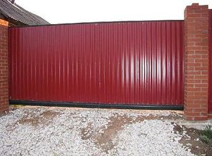 Откатные ворота с. Счастливое &mdash; Ворота Шоп