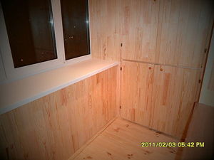 Обшивка балкона под ключ Киев &mdash; 