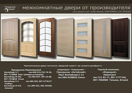 Шпонированные двери