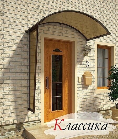 Козырьки для входных дверей ТМ Domex.