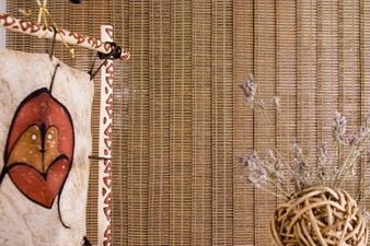 Вертикальні жалюзі з бамбука &mdash; Вдома