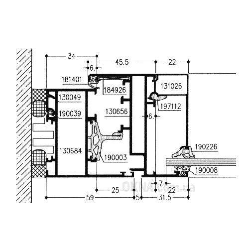 Профильная система WICONA Wicline 60n WICONA Wicline 60n