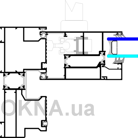 Профильная система Alumil M 300 Falcon Alutherm Alumil M 300 Falcon Alutherm