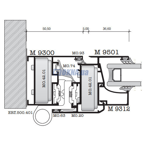 Профильная система Alumil M 9300 Perfect Alumil M 9300 Perfect