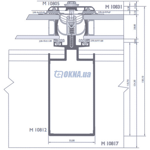 Профильная система Alumil M 10800 Skylight Aluterm Alumil M 10800 Skylight Aluterm