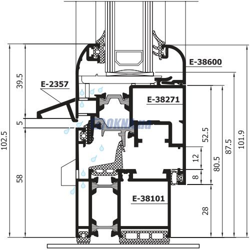 Профильная система ETEM E38 ETEM E38
