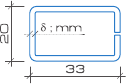Weiss Profil Армування 33x20 2.0