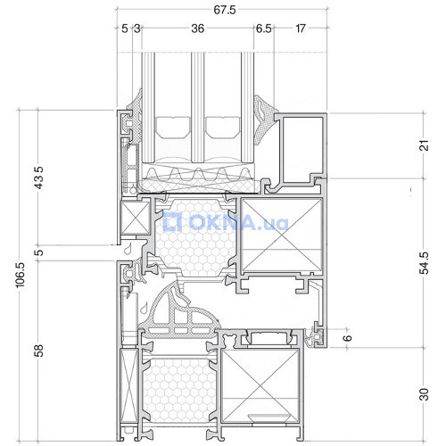 Профильная система ETEM E45 ETEM E45