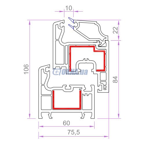 Профильная система Veratec 6002 Veratec 6002