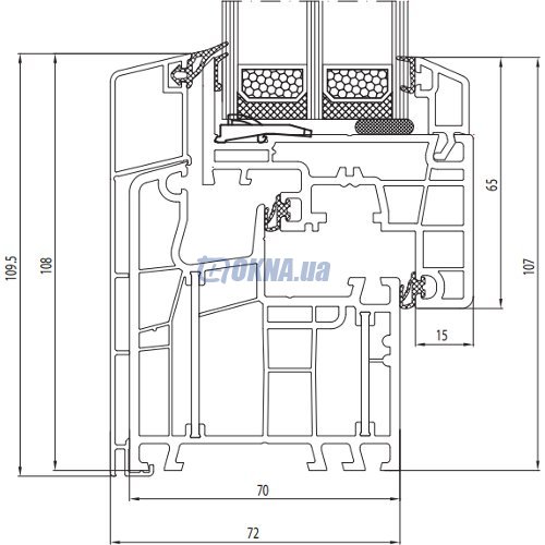 Профильная система aluplast GmbH energeto 5000 view aluplast GmbH energeto 5000 view