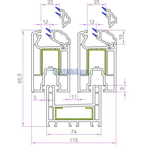 Профильная система Veratec Vera 7400 Veratec Vera 7400