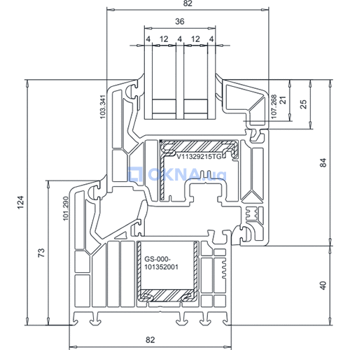 Профильная система VEKA SOFTLINE 82 passiv VEKA SOFTLINE 82 passiv