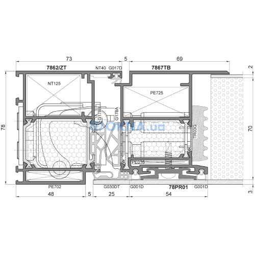 PROCURAL (Ponzio Polska) PROCURAL PE78NHI (doors with 