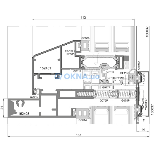 PROCURAL (Ponzio Polska) PROCURAL PF152IW Profiles.