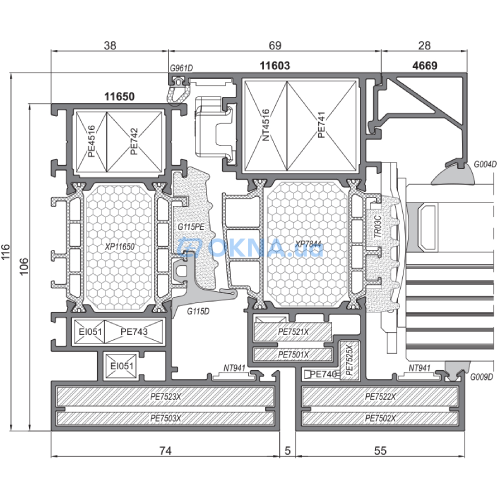 PROCURAL (Ponzio Polska) PROCURAL PE78N RC4 Профілі.