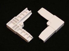 Соединительный уголок 90° для рамного профиля 12*24