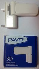 Дверная петля 3D Pavo 120 кг 9016 Ral (белая) (Турция)