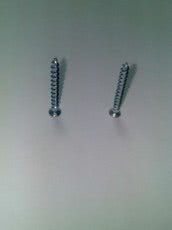 Саморез для ПВХ 4,0х40 ЦБ с насечками, без насечек