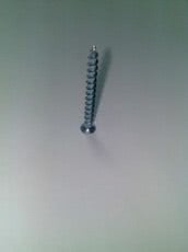 Саморез для ПВХ 4,0х45 ЦБ с насечками