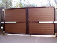 Распашные ворота (въездные)