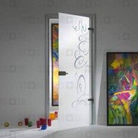 Стеклянные двери из безопасного стекла Эмоции от Sklo+Glas