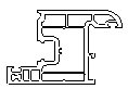 PAKPEN Oval 3121 P 302 S супер створка (Z) Белый 8x6м=48м
