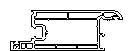 PAKPEN Oval 3141 P 305 S дверная супер створка (Z) Белый 4x6м=24м