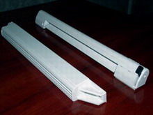 АЭРЭКО. Приточное гигрорегулиремое устройство с шумопоглощением для оконных конструкций с заслонкой, белое