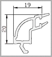 Штапик 24 мм