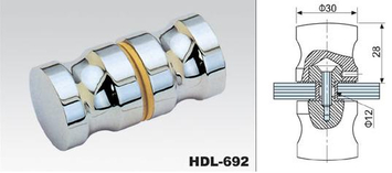 HDL-692 длина 28 мм диам. 30 мм отв. 12 мм