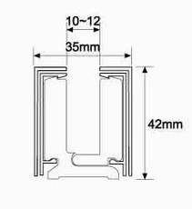 Клемный профиль DORMA