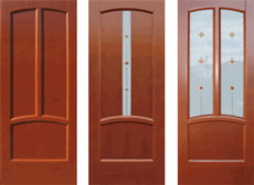 Белорусские двери Фабрика ``Стройдеталь`` Модель Ветразь (сосна-массив тонированная)